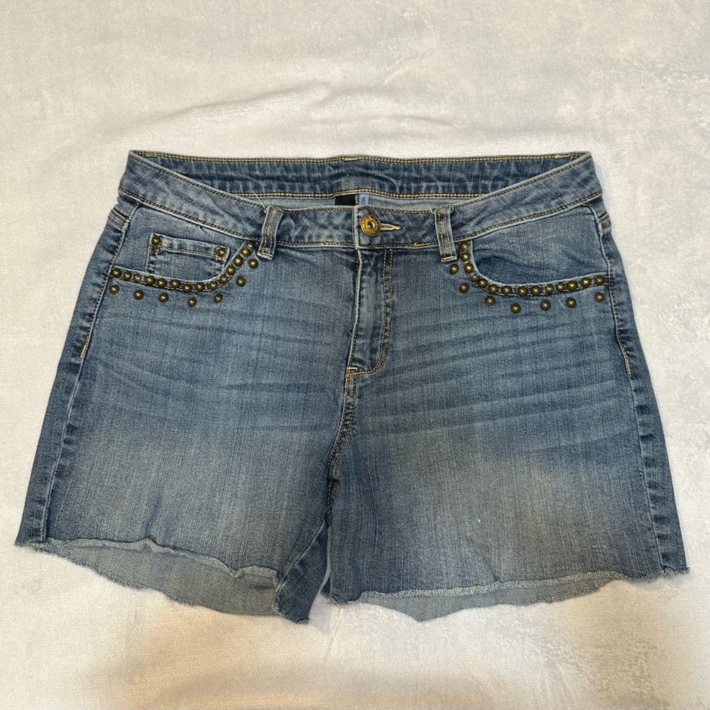 Modern Blue Denim Shorts